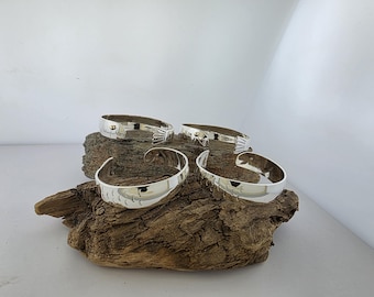 Fish Cuff, fresh, local, made daily. Silver, Gold