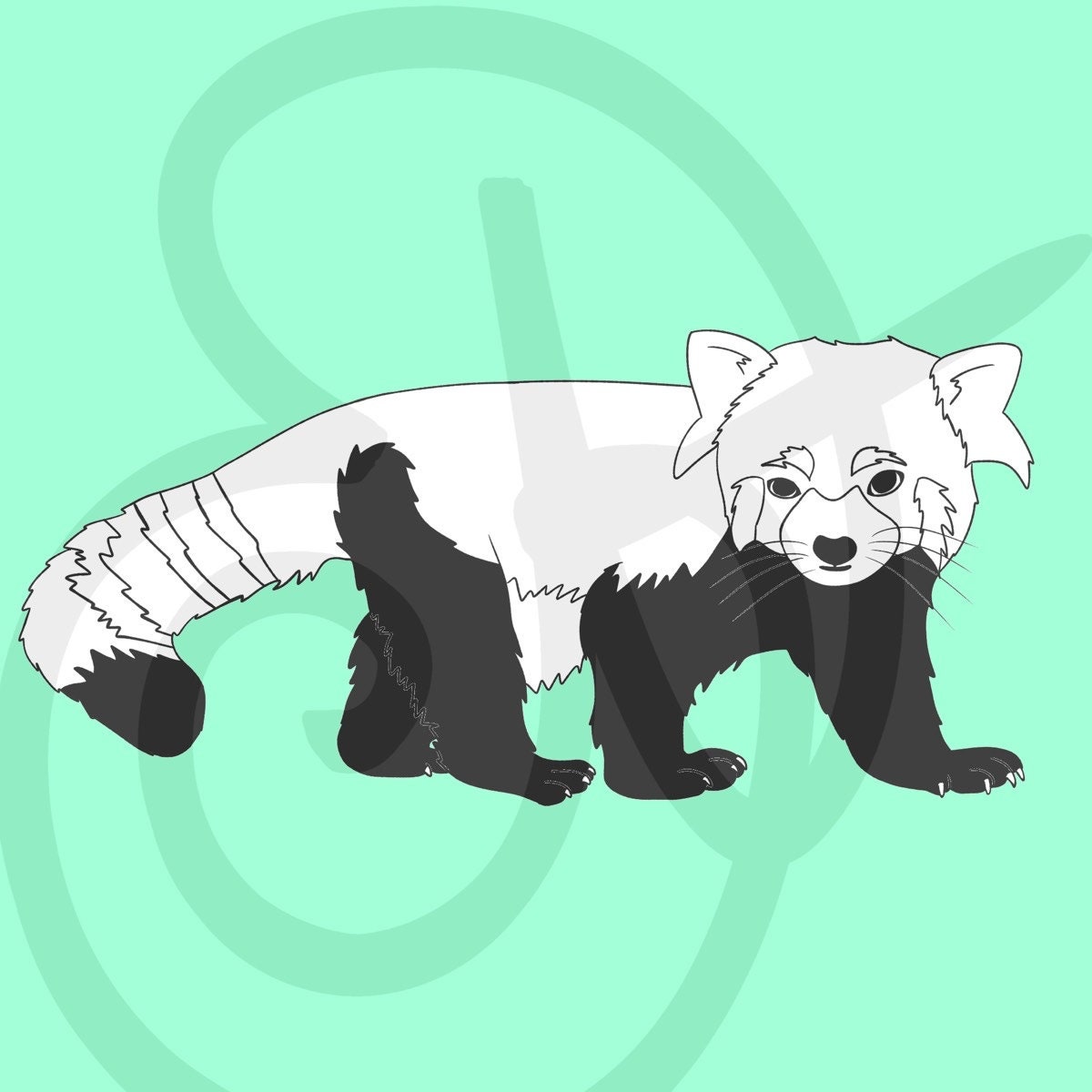 Easy Coloring Animals From Asia - Etsy