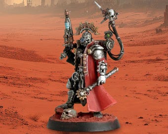 Painted Skitarii Marshal – Adeptus Mechanicus Command Miniature – Warhammer 40k HQ
