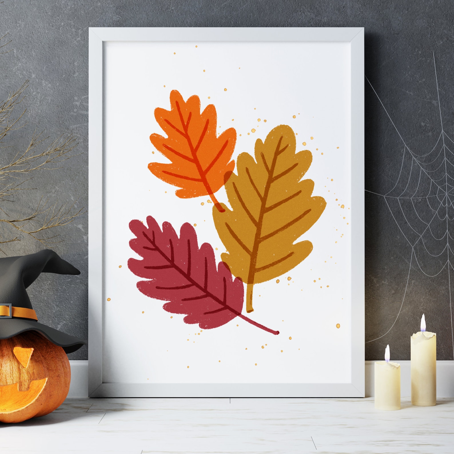 Fall Printable Graphics Leaves Fall Print / Fall Printable Art / Rustic Print / Fall Wall Art ...