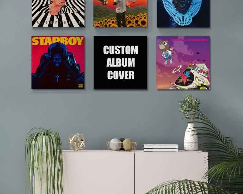 Custom Album Cover Canvas / Personalized Canvas Print / Custom Etsy