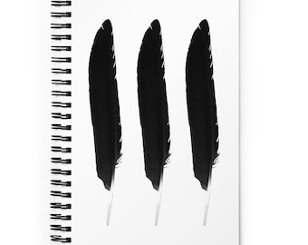 Quills Spiral notebook