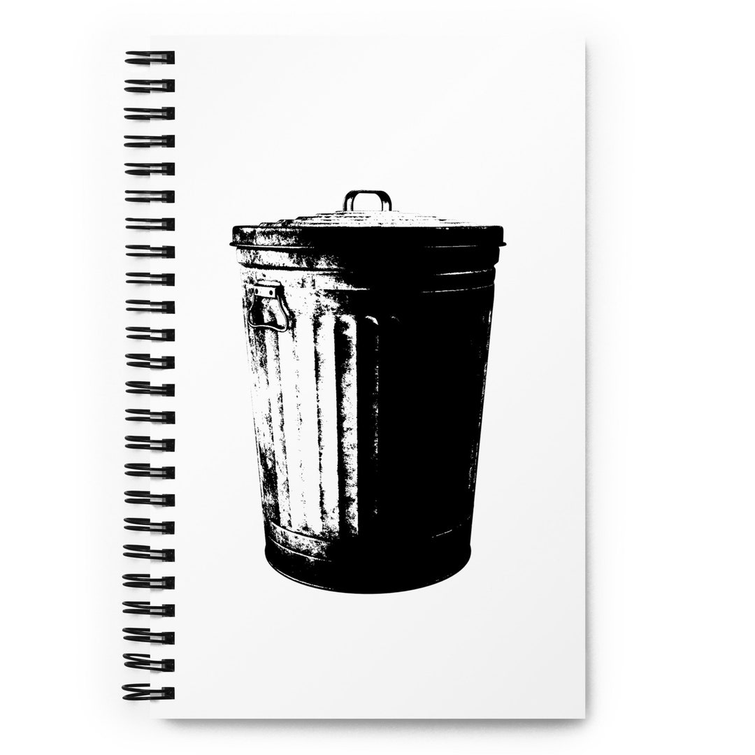 Trashed Notebook Trash Spiral Notebook - Etsy