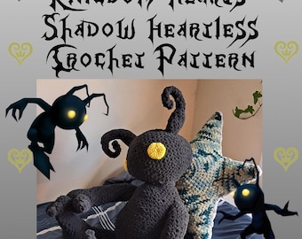 Patrón de crochet de Kingdom Hearts Shadow Heartless