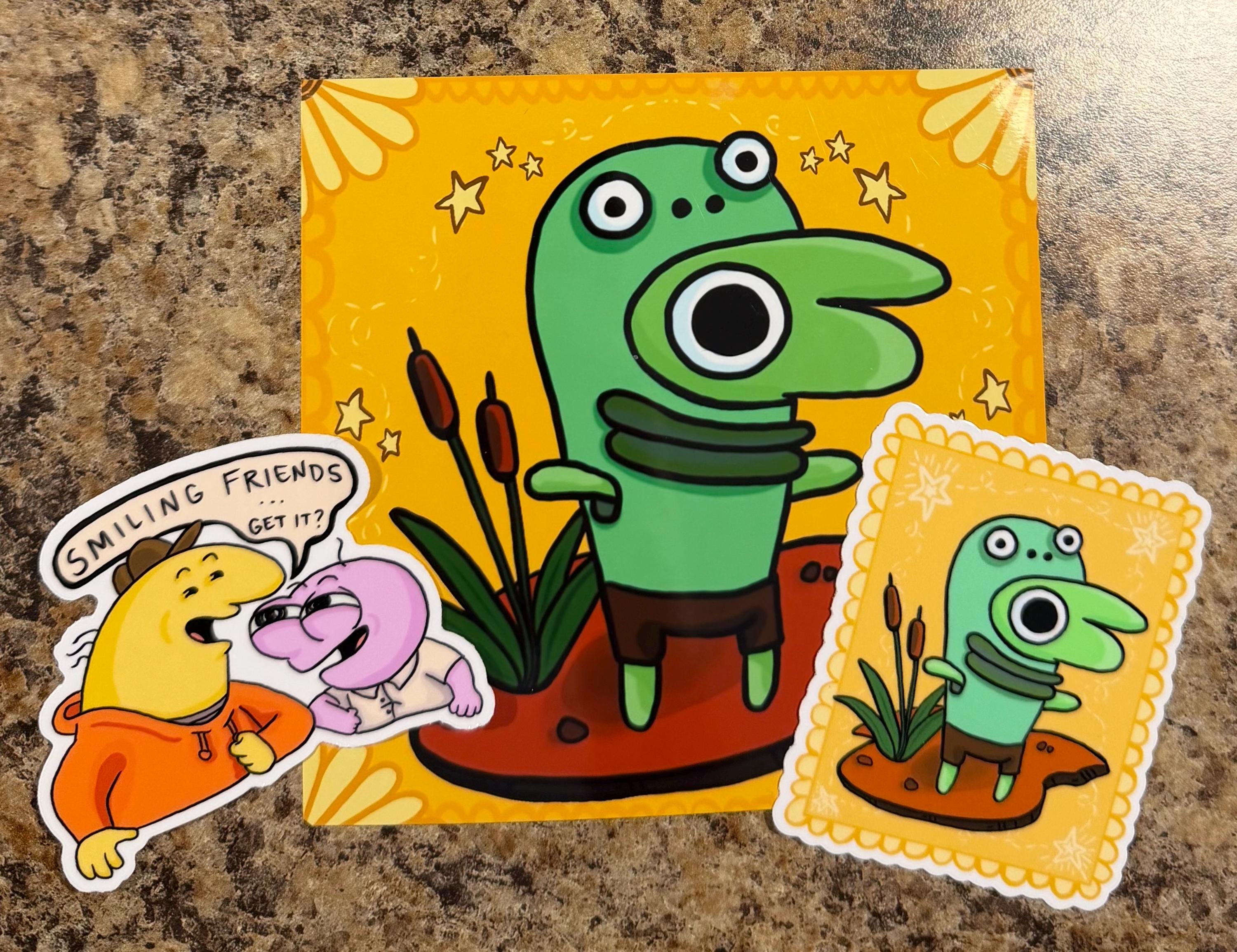 Smiling Friends Charlie and Pim Sticker (charpim) - Etsy