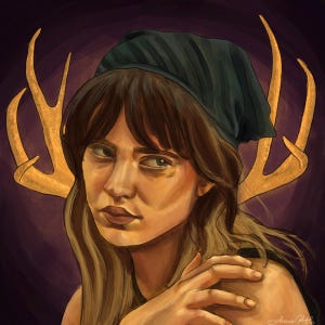 Natalie Scatorccio &quot;Yellowjackets&quot; 8x8 in. Print