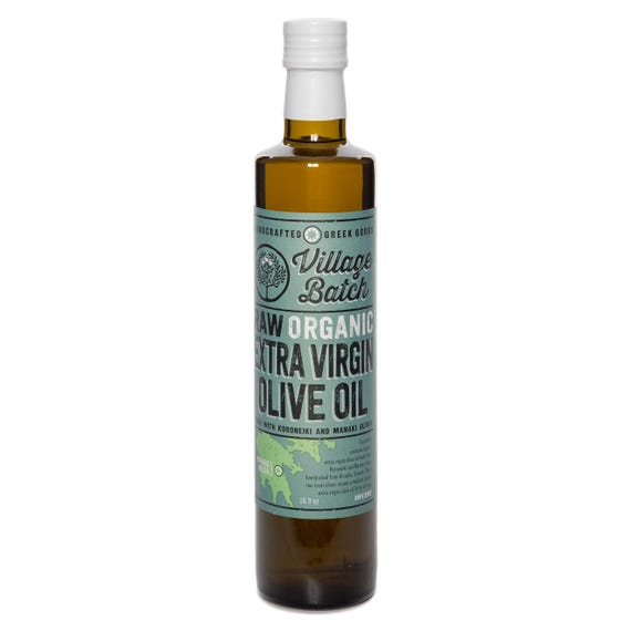 Raw Organic Extra Virgin Olive Oil- Village Batch