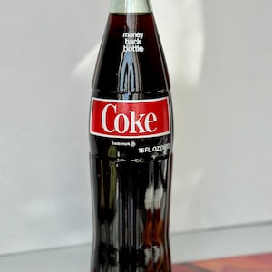 Vintage volle colaflessen - 16 oz