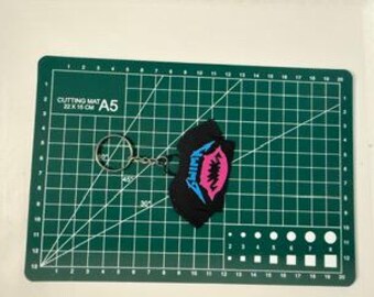 Kpop Demon Hunter Keychain | Anime-Inspired Key Ring | Demon Core Aesthetic | Kpop Idol Merch | Gift for Kpop Fans | 3D Printed Keychain