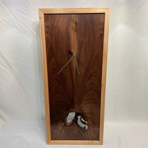 Handcrafted pendulum wood wall clock ( Summerfield )
