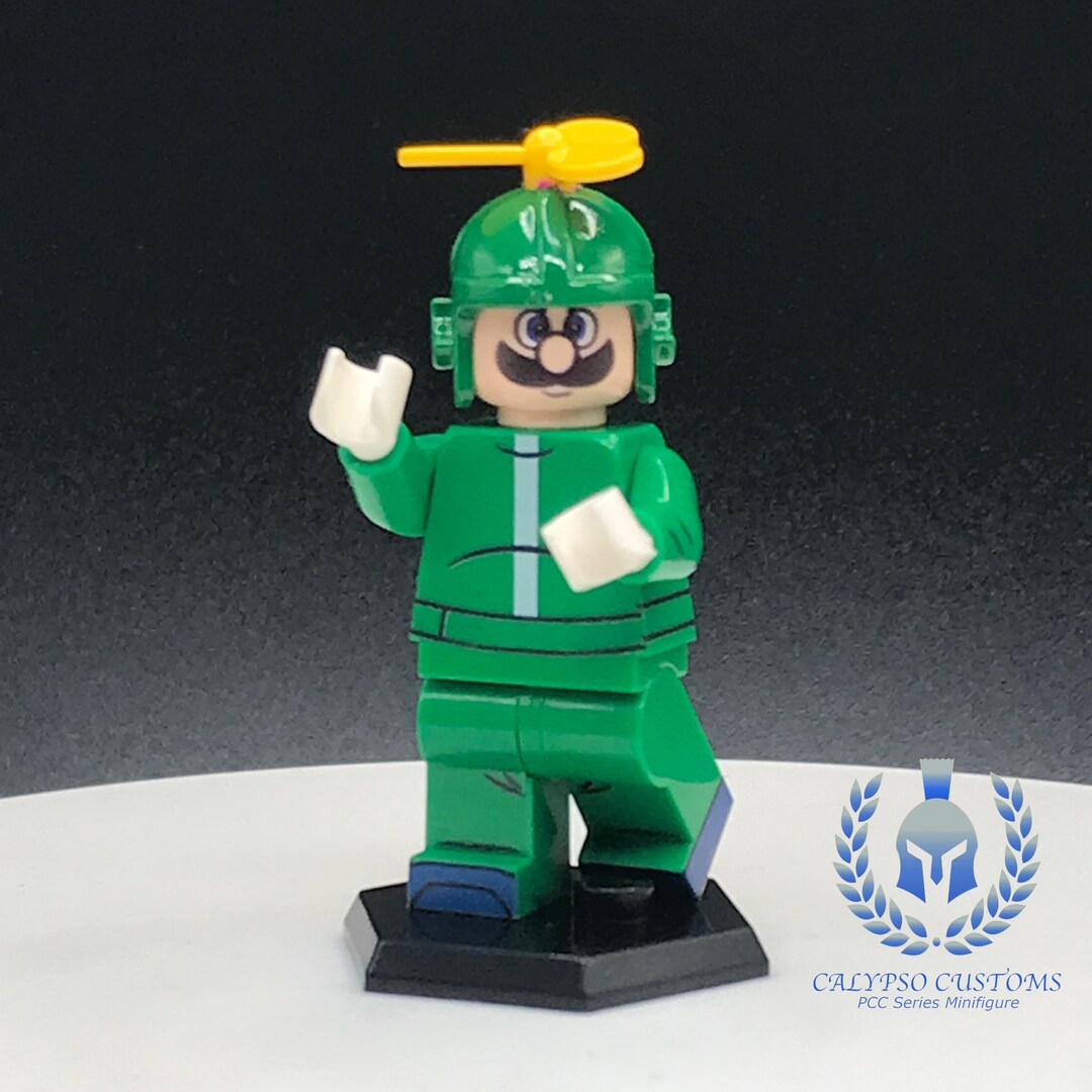 Propeller Luigi Custom UV Printed Pop Culture Customs Series Etsy