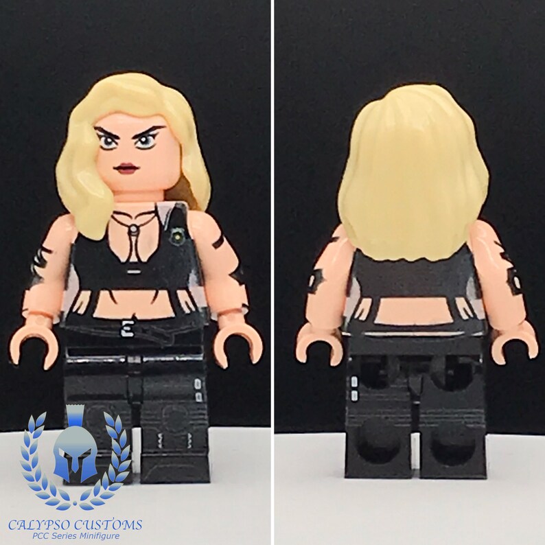 Mortal Kombat Sonya Blade Custom UV Printed Pop Culture Customs Series NEW Figure Miniature