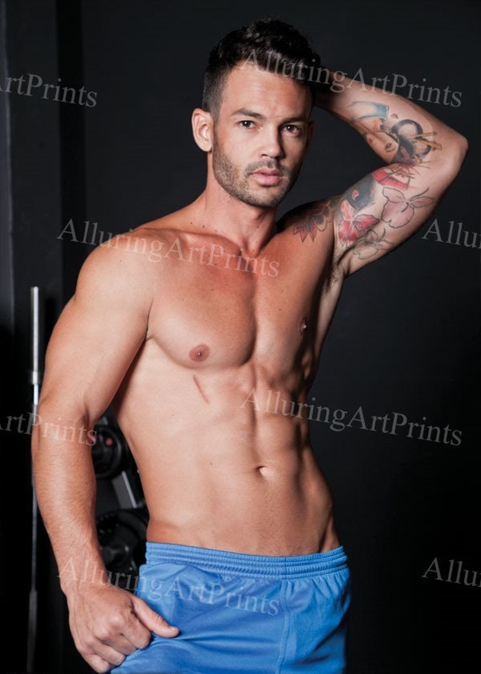 Adriano Carrasco Print Sexy Male Model Shirtless 4x6 Etsy