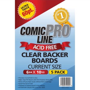 Comic Bags and Boards for Valiant Comics. Crystal Clear Acid-free Comic  Bags and Acid Free Comic Boards 