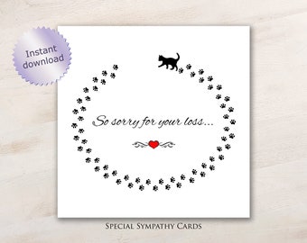 Printable Sympathy Card Dog, Dog Bereavement Card, Dog Sympathy Card ...