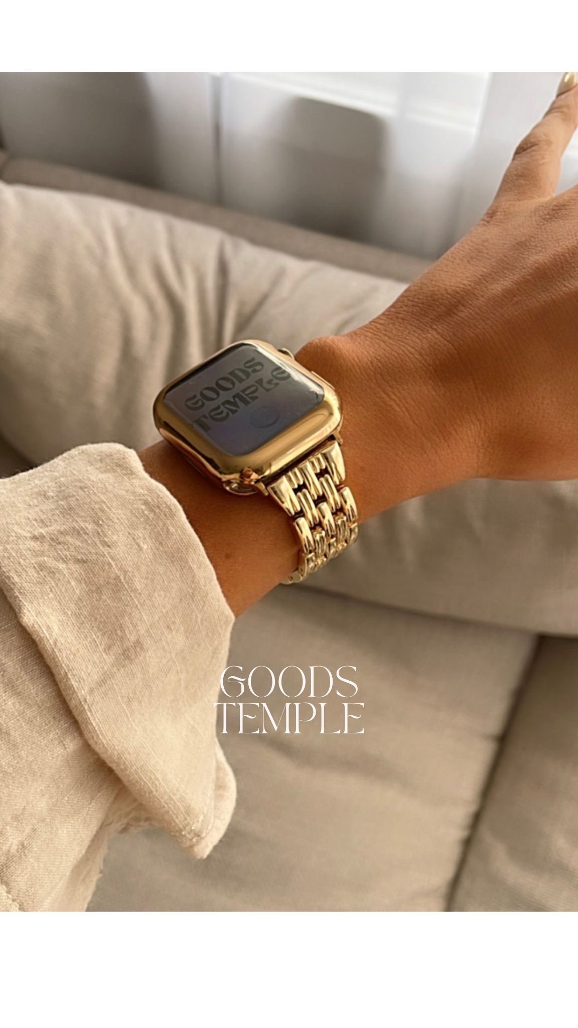 Fashionable Apple Watch Band Gold Silver Rose Gold Black Metal for 9 8 7 6 5 SE 38mm 40mm 41mm 42mm 44mm 45mm 49mm Luxury Strap Gift for her