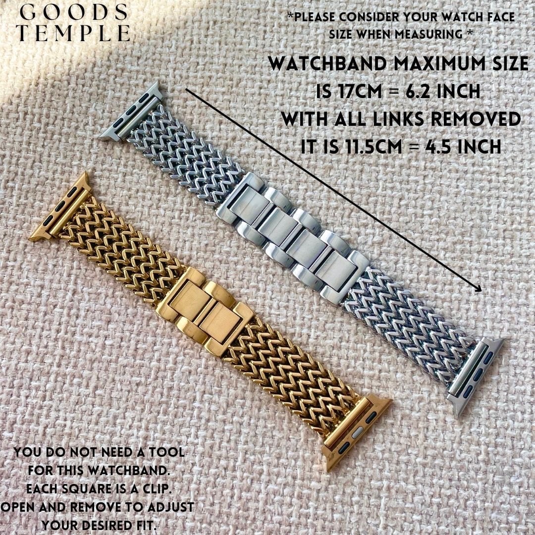 Apple - cyt様　シルバー　ローズゴールド Apple Watch Strap Gold Silver Rose Gold 49mm 45mm 44mm 42mm