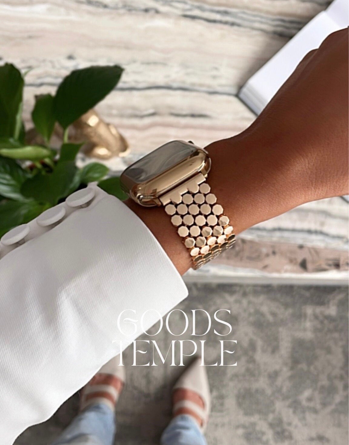 Honeycomb Apple Watch Band Gold Silver Rose Gold Black Metal for 9 8 7 6 5 SE 38mm 40mm 41mm 42mm 44mm 45mm 49mm Luxury Strap Gift for her