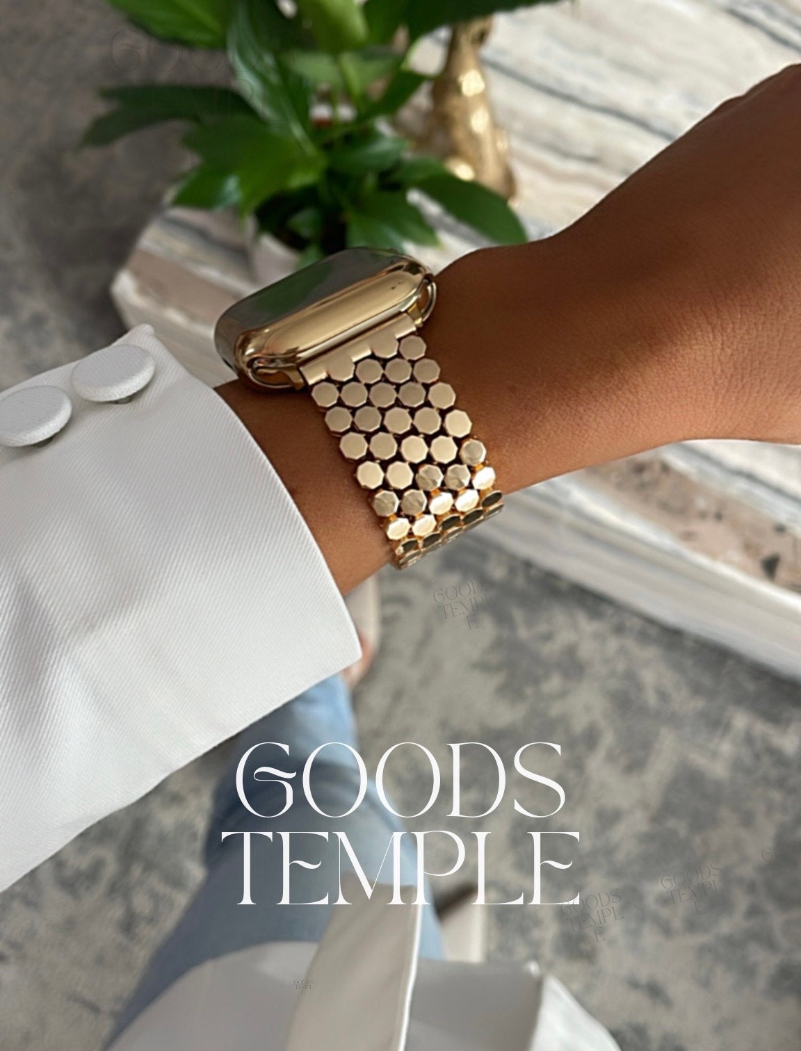 Honeycomb Apple Watch Band Gold Silver Rose Gold Black Metal for 9 8 7 6 5 SE 38mm 40mm 41mm 42mm 44mm 45mm 49mm Luxury Strap Gift for her