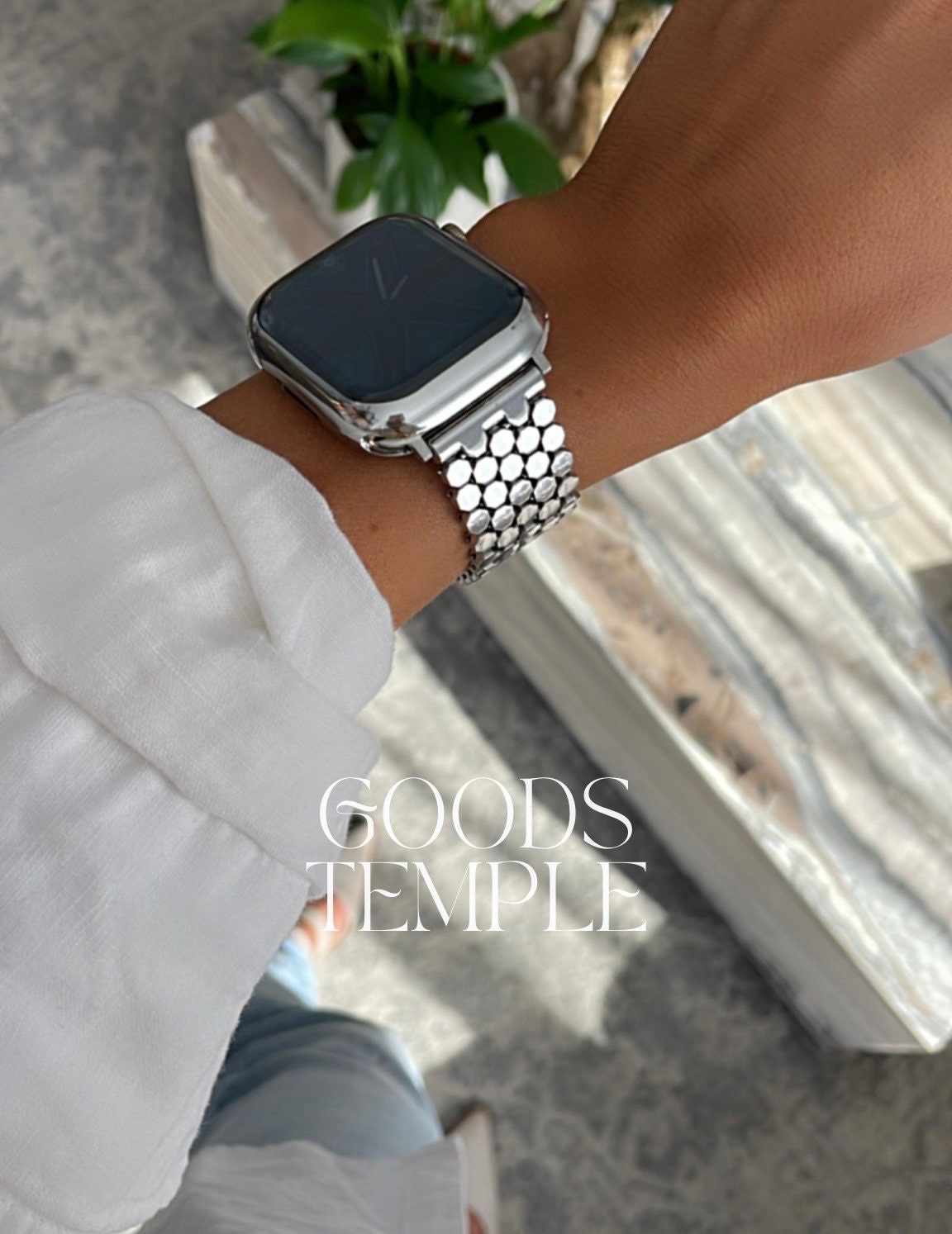 Honeycomb Apple Watch Band Gold Silver Rose Gold Black Metal for 9 8 7 6 5 SE 38mm 40mm 41mm 42mm 44mm 45mm 49mm Luxury Strap Gift for her