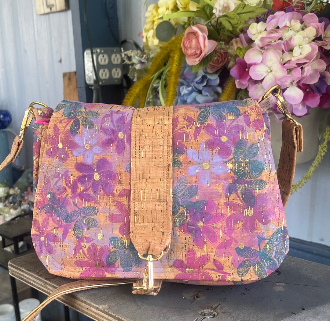 Cork Purse/cork Crossbody Bag/handmade Cork Shoulder Bag/cork