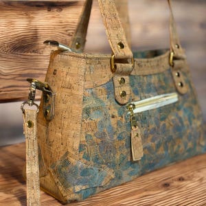 Monedero de corcho/Bolso de corcho/Bolso bandolera de corcho/Bolso de hombro de corcho/Bolso de mano de corcho/Corcho/Cuero de corcho