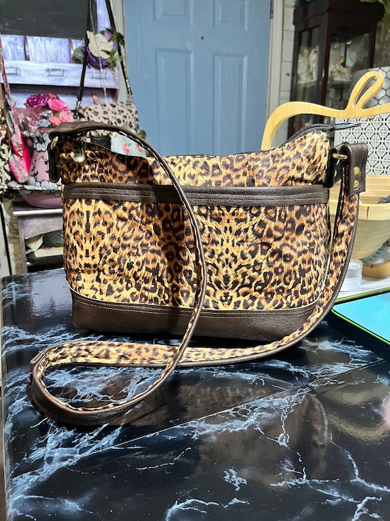 Jean Faux Leather Tote, Leopard Crossbody And Coin Purse - Dark Taupe -  Eleven Oaks Boutique