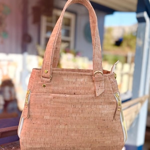 Cork Purse/Cork Handbag/Cork Shoulder Bag/Cork/Cork Leather/Cork Material/Purse/Handbag/Vegan/Eco-Friendly