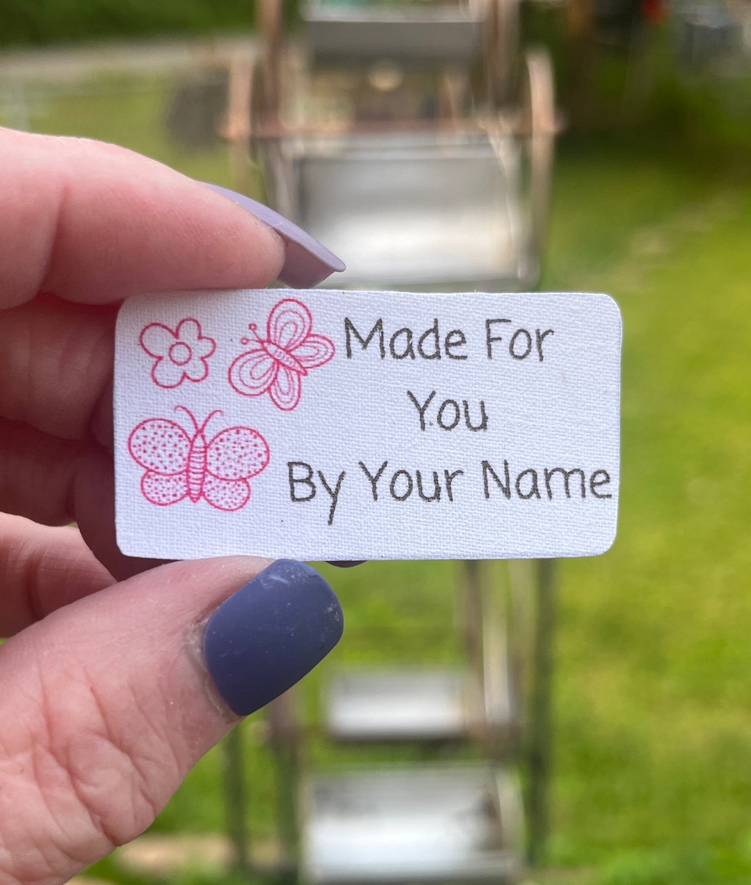 Iron on 30x Labels, 100 Customizable Iron on Name Labels,made With