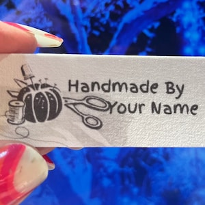 Custom Fabric Labels: Iron On or Sew On, Personalized Name Tags