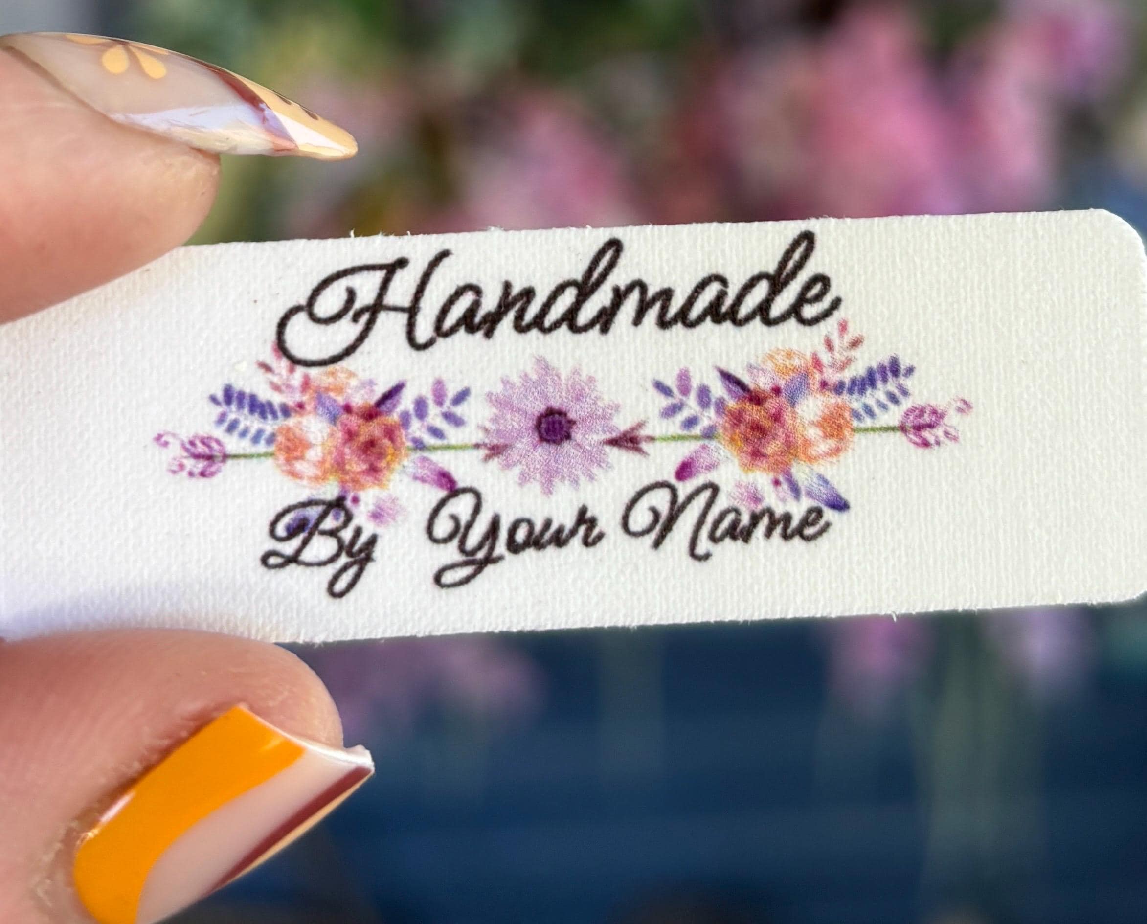 Handmade Rug Label Custom Fabric Labels: Iron on or Sew On, Personalized Name Tags - Etsy