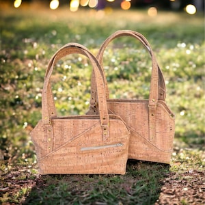 Cork purse/Cork Handbag//Cork Shoulder Bag/Cork/Cork leather/Cork material/Handbag/Purse/Vegan/Eco-Friendly/