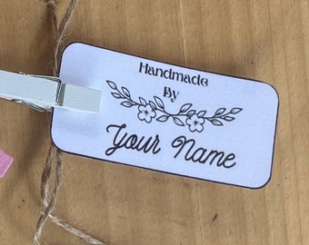 Custom Sew On or Iron On Fabric Labels: Personalized Name Tags