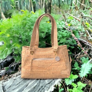 Precioso bolso de corcho, bolso bandolera de corcho, bolso de hombro de corcho, bolso de mano de corcho, corcho, vegano, cuero de corcho