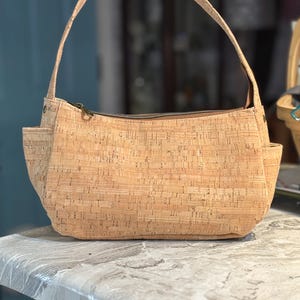Cork purse/cork shoulder bag/Cork bag/Cork/Cork Leather/vegan/eco friendly/Purse/Handbag