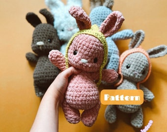 River the bunny / Crochet Pattern / Crochet Bunny Pattern / Easter Bunny