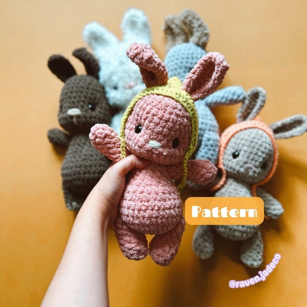 River the bunny / Crochet Pattern / Crochet Bunny Pattern / Easter Bunny