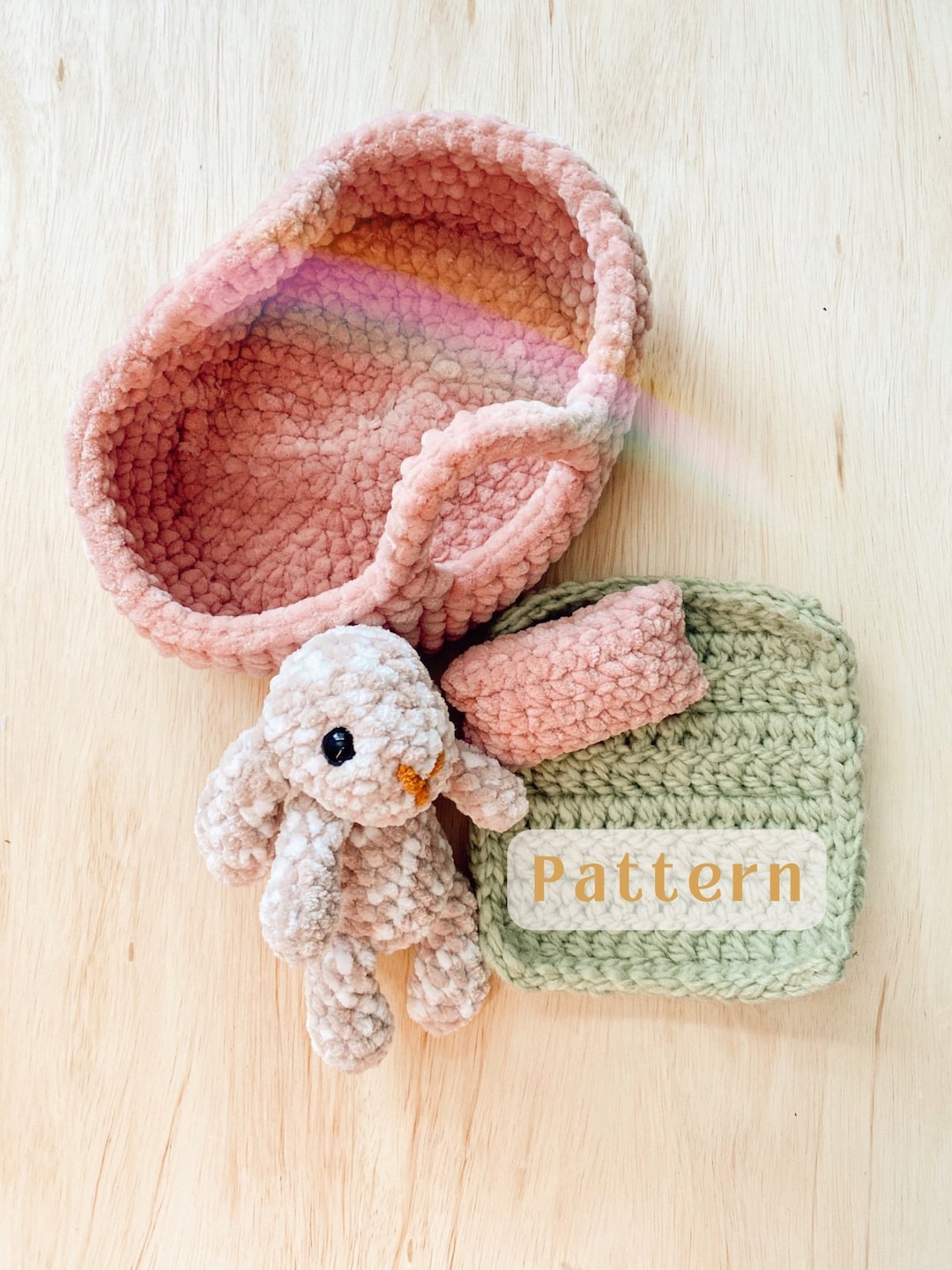 Pixie the Baby Bunny Crochet Pattern / Crochet Bunny / Spring Crochet ...