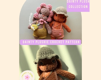 Bunny Crochet pattern, crochet Easter pattern, handmade plush