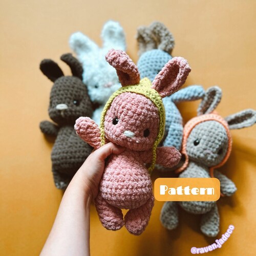 River the bunny / Haakpatroon / Gehaakt konijntje / Paashaas
