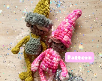 The Magical Elf Crochet Pattern / NO SEW Crochet Pattern / Holiday Gift / Stocking Filler /
