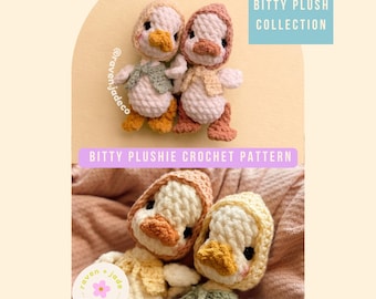 Patron d'oie au crochet, peluche sans couture 12 po. (Patron PDF)