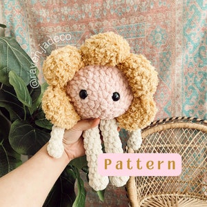 The ORIGINAL Groovy Flower Crochet Pattern / Low Sew Crochet Pattern / Easter Basket Filler / Amigurumi Crochet Pattern