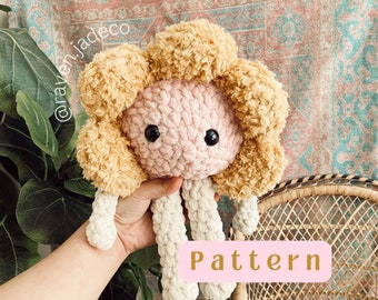 The ORIGINAL Groovy Flower Crochet Pattern / Low Sew Crochet Pattern / Easter Basket Filler / Amigurumi Crochet Pattern