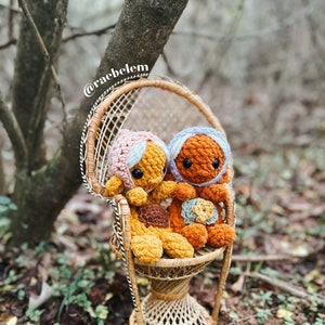 Bitty Whimsy Folk / Crochet Pattern / Whimsical Friends image 2