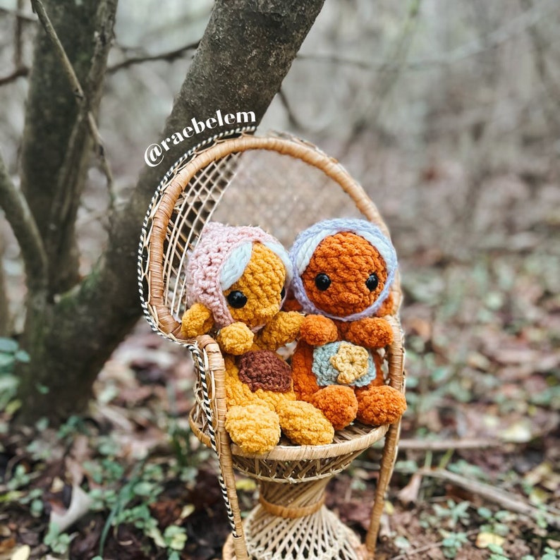 Bitty Whimsy Folk / Crochet Pattern / Whimsical Friends image 2