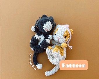 Bitty Kibbles Kitty / Kitty Crochet Pattern / Kitten Crochet