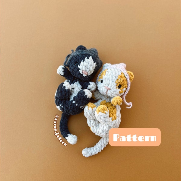 Bitty Kibbles Kitty / Kitty Crochet Pattern / Kitten Crochet