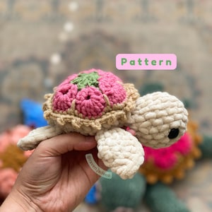 Isla The Boho Turtle Crochet Pattern / NO SEW Crochet Pattern / Amigurumi Pattern / Turtle Crochet Pattern