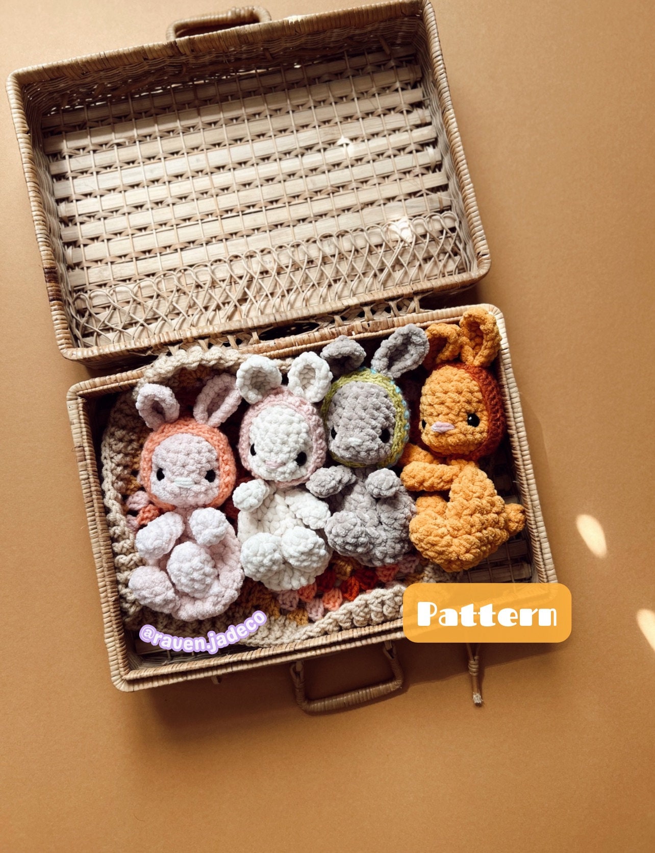 Bitty River / Crochet Pattern / Crochet Bunny Pattern / Easter Bunny